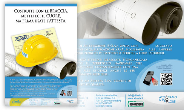 Attesta – pagina pubblicitaria