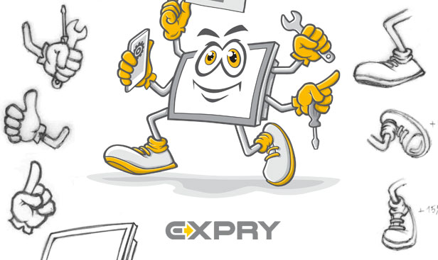Mascotte aziendale Computer Express