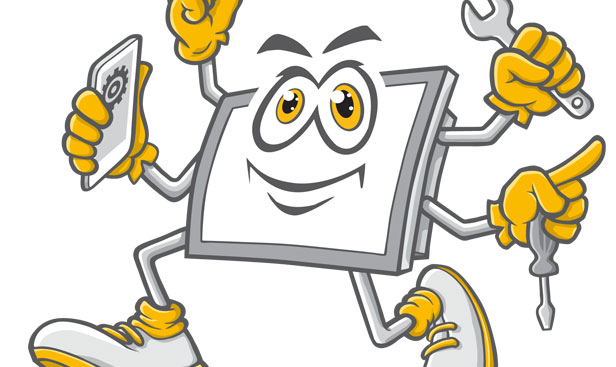 Mascotte aziendale Computer Express