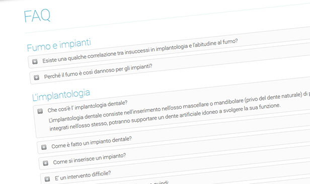 restyling sito web studio medico dentista masella