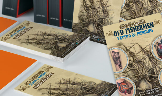 Volantino “Old Fishermen Tattoo”.